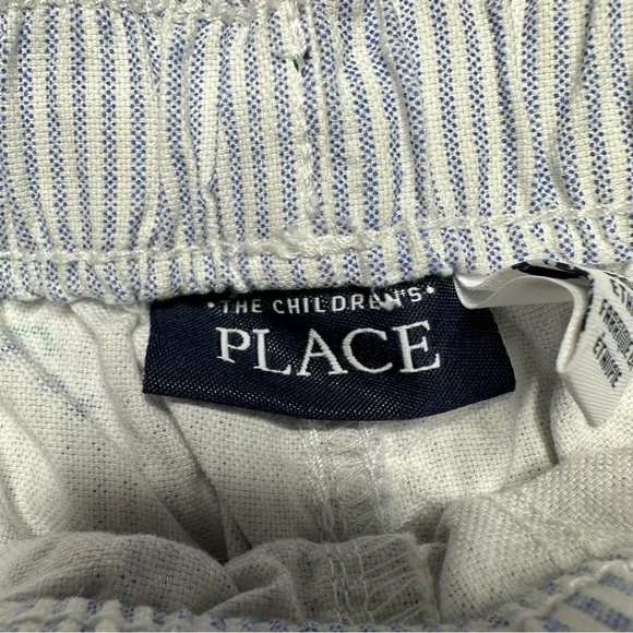 The Children’s Place Shorts Pinstripe With Lizards Blue & White Size 5T - Picture 9 of 16